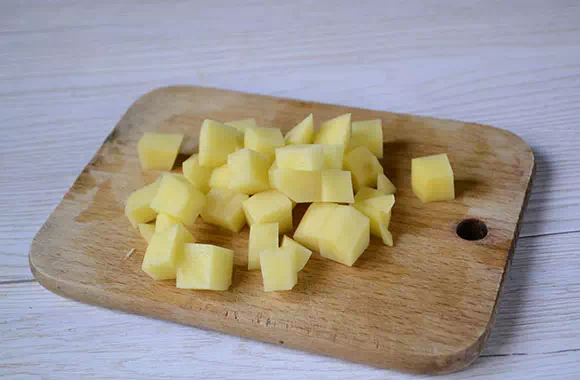 картошка с опятами на сковороде рецепт фото 4